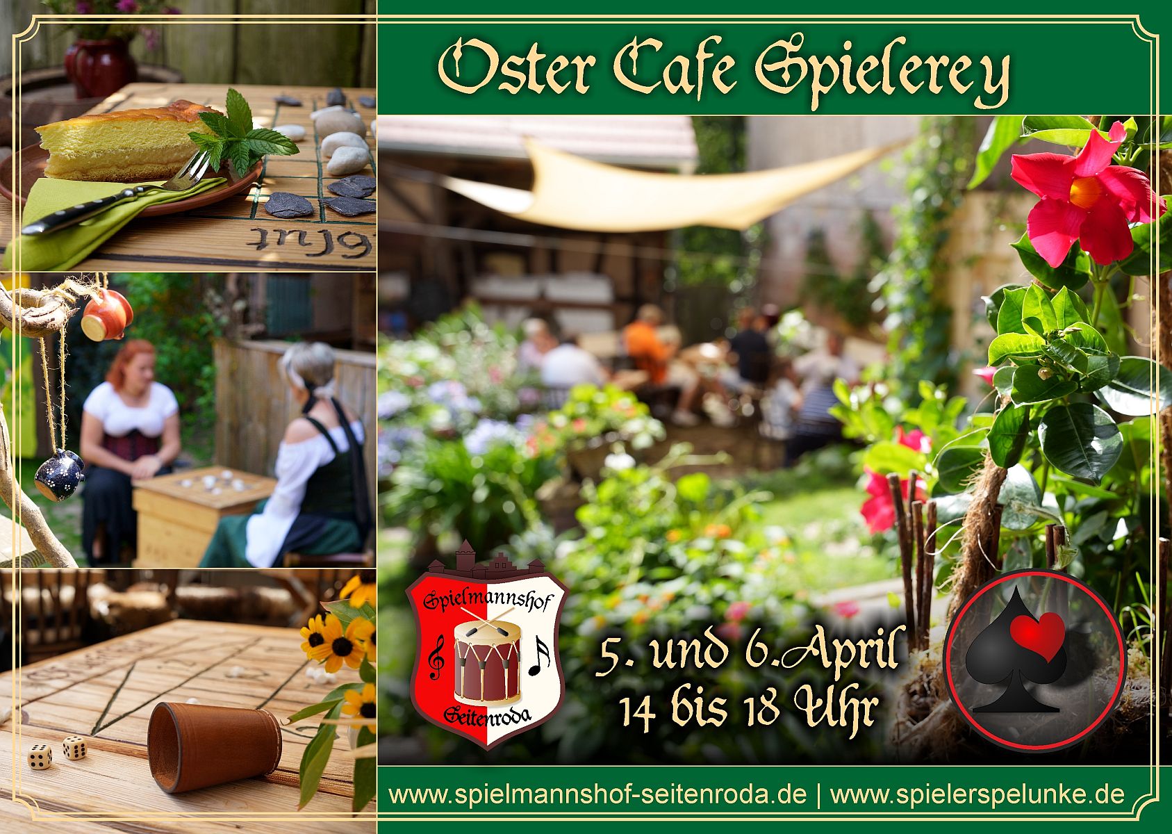 Oster Caf´r Spielerey auf dem Spielmannshof und in der Spielerspelunke 2026